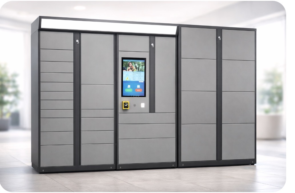 Corporate office smart locker system