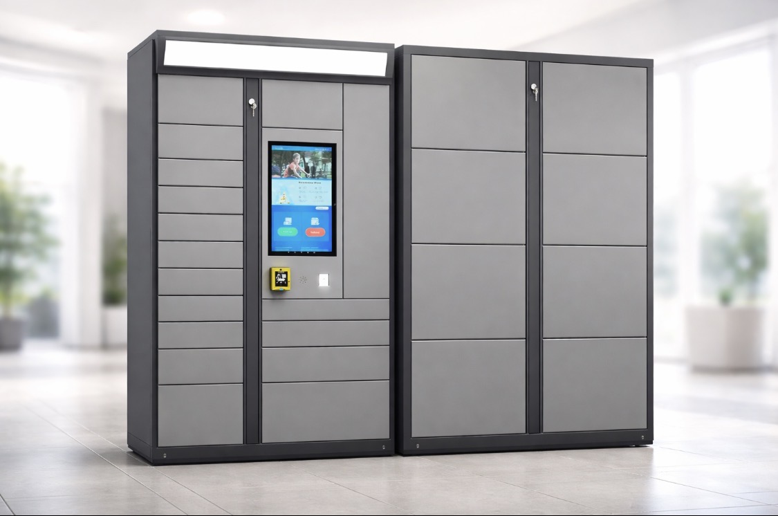 Laundry and dry cleaning smart locker pickup and drop-off system