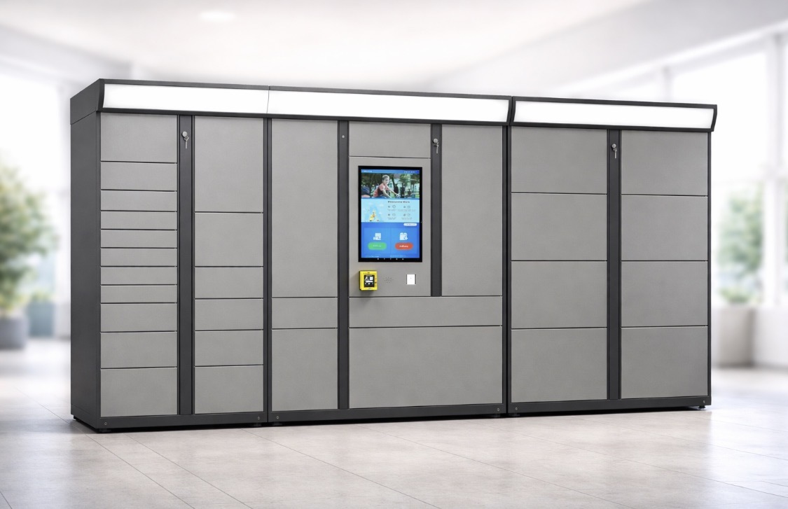 Multifamily residential smart locker system