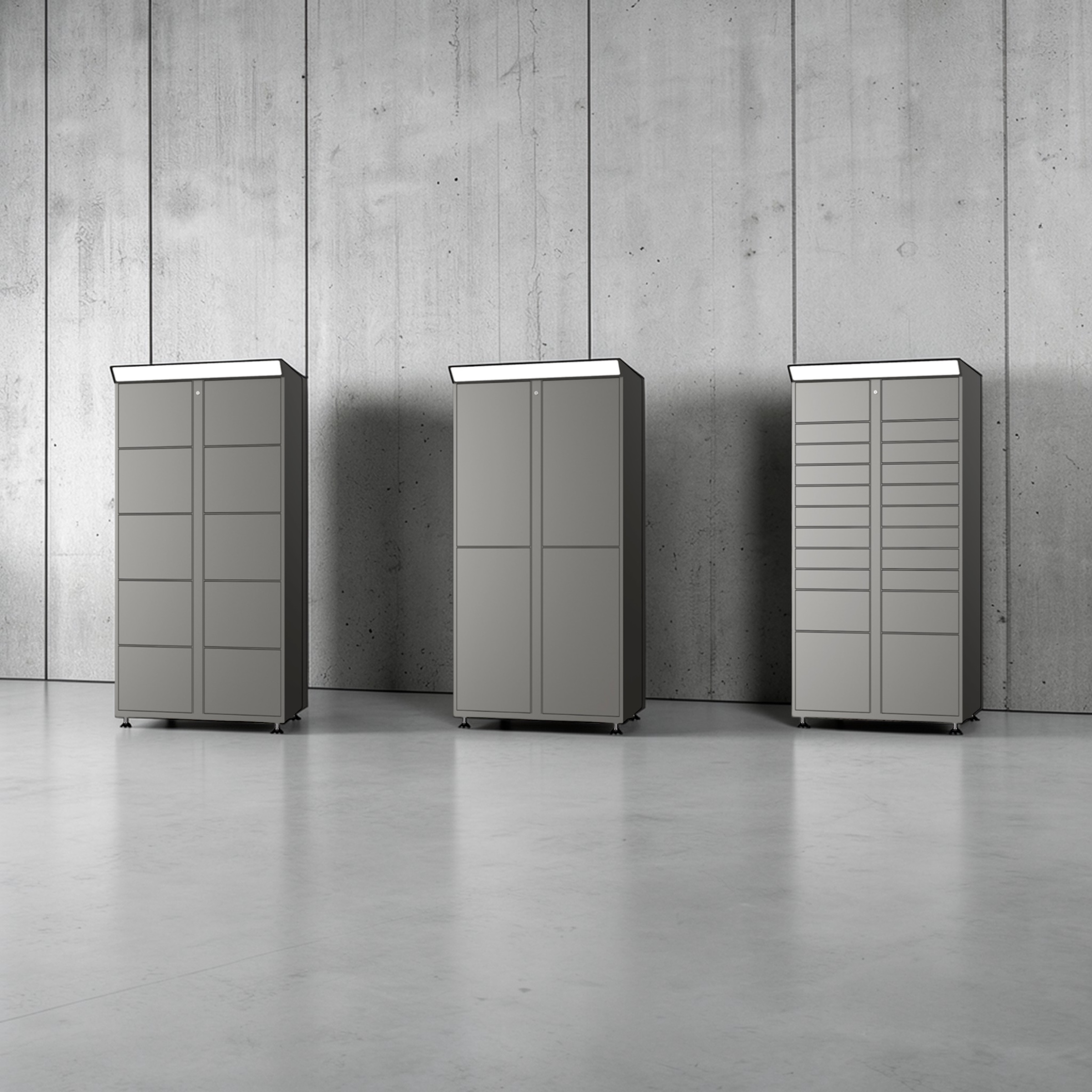 Urban courier smart locker